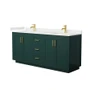 Wyndham Collection Miranda 72" Free Standing Double Basin Vanity Set with Cabinet and Quartz Vanity Top