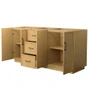 Wyndham Collection Elan TK 72" Double Free Standing Vanity Cabinet Only - Less Vanity Top