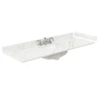 Wyndham Collection Beckett 60" Free Standing Single Basin Vanity Set with Cabinet and Quartz Vanity Top for Widespread Faucets