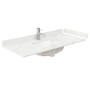 Wyndham Collection Beckett 48" Free Standing Single Basin Vanity Set with Cabinet and Quartz Vanity Top for Single Hole Faucets