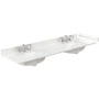 Wyndham Collection Beckett TK 72" Free Standing Double Basin Vanity Set with Cabinet and Quartz Vanity Top