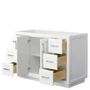 Wyndham Collection Miranda 48" Single Free Standing Vanity Cabinet Only - Less Vanity Top