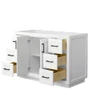 Wyndham Collection Miranda 48" Single Free Standing Vanity Cabinet Only - Less Vanity Top