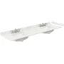 Wyndham Collection Sheffield 80" Free Standing Double Basin Vanity Set with Cabinet and Quartz Vanity Top