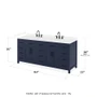 Wyndham Collection Beckett 84" Free Standing Double Basin Vanity Set with Cabinet and Cultured Marble Vanity Top for Widespread Faucets