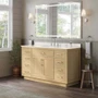 Wyndham Collection Beckett TK 60" Free Standing Single Basin Vanity Set with Cabinet and Quartz Vanity Top