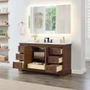 Wyndham Collection Avery 60" Free Standing Single Basin Vanity Set with Cabinet and Quartz Vanity Top