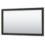 Wyndham Collection Deborah 60" Free Standing Single Basin Vanity Set with Cultured Marble Vanity Top and Framed Mirror