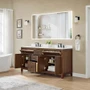 Wyndham Collection Pendry 72" Free Standing Double Basin Vanity Set with Cabinet and Quartz Vanity Top