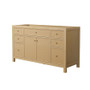 Wyndham Collection Pendry 59" Single Free Standing Vanity Cabinet Only - Less Vanity Top