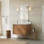 Wyndham Collection Isola WM 36" Wall Mounted Single Basin Vanity Set with Cabinet and Quartz Vanity Top