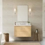 Wyndham Collection Isola WM 36" Wall Mounted Single Basin Vanity Set with Cabinet and Quartz Vanity Top