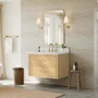 Wyndham Collection Isola WM 36" Wall Mounted Single Basin Vanity Set with Cabinet and Quartz Vanity Top