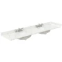 Wyndham Collection Strada 84" Free Standing Double Basin Vanity Set with Cabinet and Quartz Vanity Top