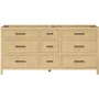 Wyndham Collection Isola 72" Double Free Standing Vanity Cabinet Only - Less Vanity Top