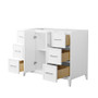 Wyndham Collection Elan 42" Single Free Standing Vanity Cabinet Only - Less Vanity Top