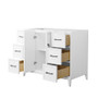 Wyndham Collection Elan 42" Single Free Standing Vanity Cabinet Only - Less Vanity Top
