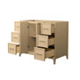 Wyndham Collection Elan 42" Single Free Standing Vanity Cabinet Only - Less Vanity Top