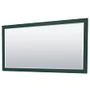 Wyndham Collection Miranda 84" Free Standing Double Basin Vanity Set with Cabinet, Marble Vanity Top, and Framed Mirror