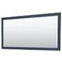 Wyndham Collection Miranda 84" Free Standing Double Basin Vanity Set with Cabinet, Marble Vanity Top, and Framed Mirror