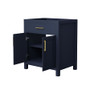 Wyndham Collection Beckett 30" Single Free Standing Vanity Cabinet Only - Less Vanity Top