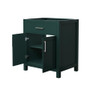 Wyndham Collection Beckett 30" Single Free Standing Vanity Cabinet Only - Less Vanity Top