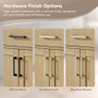 Wyndham Collection Beckett 30" Single Free Standing Vanity Cabinet Only - Less Vanity Top