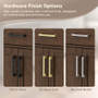 Wyndham Collection Beckett 30" Single Free Standing Vanity Cabinet Only - Less Vanity Top