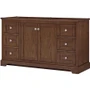 Wyndham Collection Avery 60" Single Free Standing Vanity Cabinet Only - Less Vanity Top