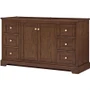 Wyndham Collection Avery 60" Single Free Standing Vanity Cabinet Only - Less Vanity Top