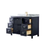 Wyndham Collection Miranda 54" Free Standing Single Basin Vanity Set with Cabinet and Quartz Vanity Top