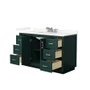 Wyndham Collection Miranda 54" Free Standing Single Basin Vanity Set with Cabinet and Quartz Vanity Top