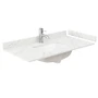 Wyndham Collection Maroni 42" Free Standing Single Basin Vanity Set with Cabinet and Quartz Vanity Top