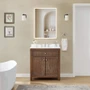 Wyndham Collection Pendry 30" Free Standing Single Basin Vanity Set with Cabinet and Quartz Vanity Top