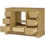 Wyndham Collection Avery 48" Single Free Standing Vanity Cabinet Only - Less Vanity Top