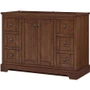Wyndham Collection Avery 48" Single Free Standing Vanity Cabinet Only - Less Vanity Top