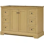 Wyndham Collection Avery 48" Single Free Standing Vanity Cabinet Only - Less Vanity Top