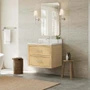 Wyndham Collection Isola WM 30" Wall Mounted Single Basin Vanity Set with Cabinet and Quartz Vanity Top