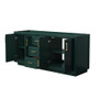 Wyndham Collection Miranda 71" Double Free Standing Vanity Cabinet Only - Less Vanity Top