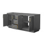 Wyndham Collection Miranda 71" Double Free Standing Vanity Cabinet Only - Less Vanity Top