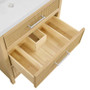 Wyndham Collection Isola 30" Single Free Standing Vanity Cabinet Only - Less Vanity Top