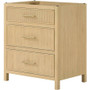 Wyndham Collection Isola 30" Single Free Standing Vanity Cabinet Only - Less Vanity Top