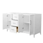 Wyndham Collection Elan 59" Double Free Standing Vanity Cabinet Only - Less Vanity Top