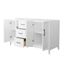 Wyndham Collection Elan 59" Double Free Standing Vanity Cabinet Only - Less Vanity Top