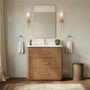 Wyndham Collection Francesca 36" Free Standing Single Basin Vanity Set with Cabinet and Quartz Vanity Top