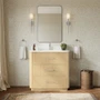Wyndham Collection Francesca 36" Free Standing Single Basin Vanity Set with Cabinet and Quartz Vanity Top