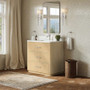 Wyndham Collection Francesca 36" Free Standing Single Basin Vanity Set with Cabinet and Quartz Vanity Top