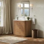 Wyndham Collection Francesca 36" Free Standing Single Basin Vanity Set with Cabinet and Quartz Vanity Top