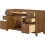 Wyndham Collection Rian 60" Single Free Standing Vanity Cabinet Only - Less Vanity Top