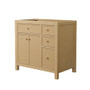 Wyndham Collection Pendry 35" Single Free Standing Vanity Cabinet Only - Less Vanity Top